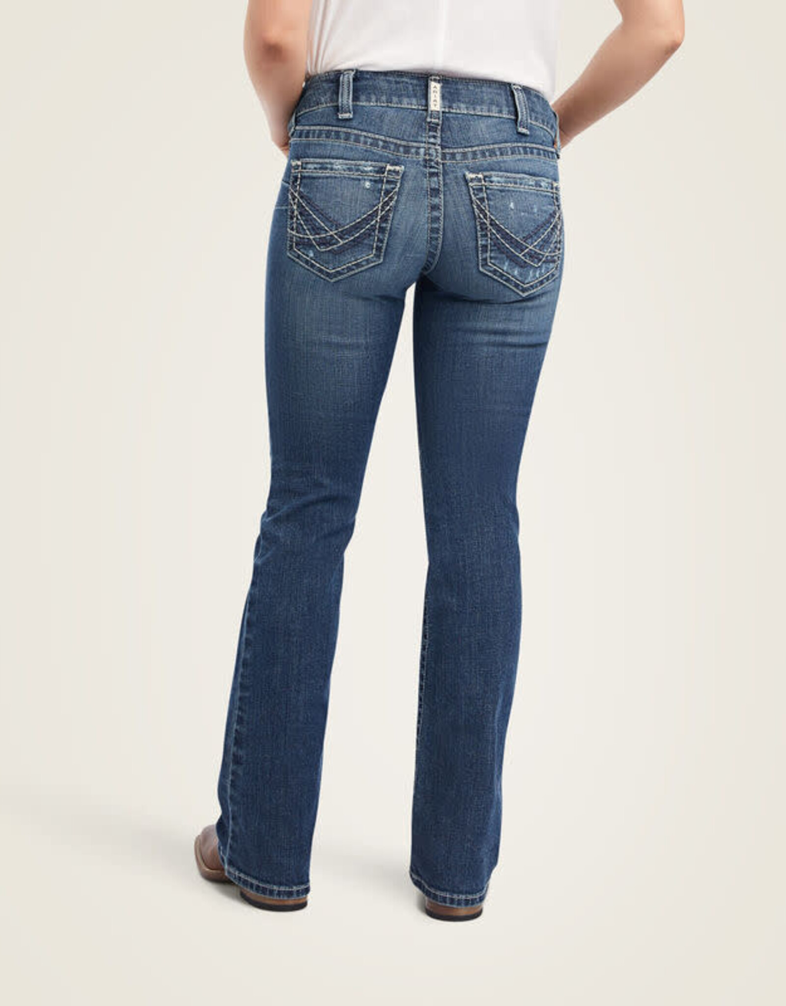 Ariat Ariat Womens Mid Rise Canadian Raquel Boot Cut Denim Western Riding Jean ~ Plus Sizes Available