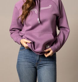 Kimes Womens Soft Lilac Outlier Pullover Hoodie