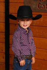 Cinch Boys Infant Cinch Long Sleeve Deep Purple Geo Print Western Button Shirt Cinch Boys Infant Cinch Long Sleeve Deep Purple Geo Print Western Button Shirt