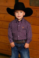 Cinch Boys Toddler Cinch Deep Purple Geo Print Long Sleeve Western Button Shirt Cinch Boys Toddler Cinch Deep Purple Geo Print Long Sleeve Western Button Shirt