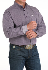 Cinch Mens Cinch Purple Pattern Long Sleeve Western Button Arena Shirt Cinch Mens Cinch Purple Pattern Long Sleeve Western Button Arena Shirt