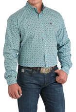 Cinch Mens Cinch Turquoise Purple Print Long Sleeve Western Button Arena Shirt Cinch Mens Cinch Turquoise Purple Print Long Sleeve Western Button Arena Shirt