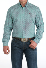 Cinch Mens Cinch Turquoise Purple Print Long Sleeve Western Button Arena Shirt Cinch Mens Cinch Turquoise Purple Print Long Sleeve Western Button Arena Shirt