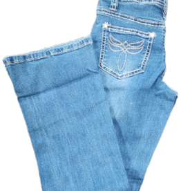 Cowgirl Hardware Girls Boot Stitch Pocket Denim Jeans