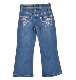 Girls Infant Toddler Running Horse Boot Cut Western Jeans