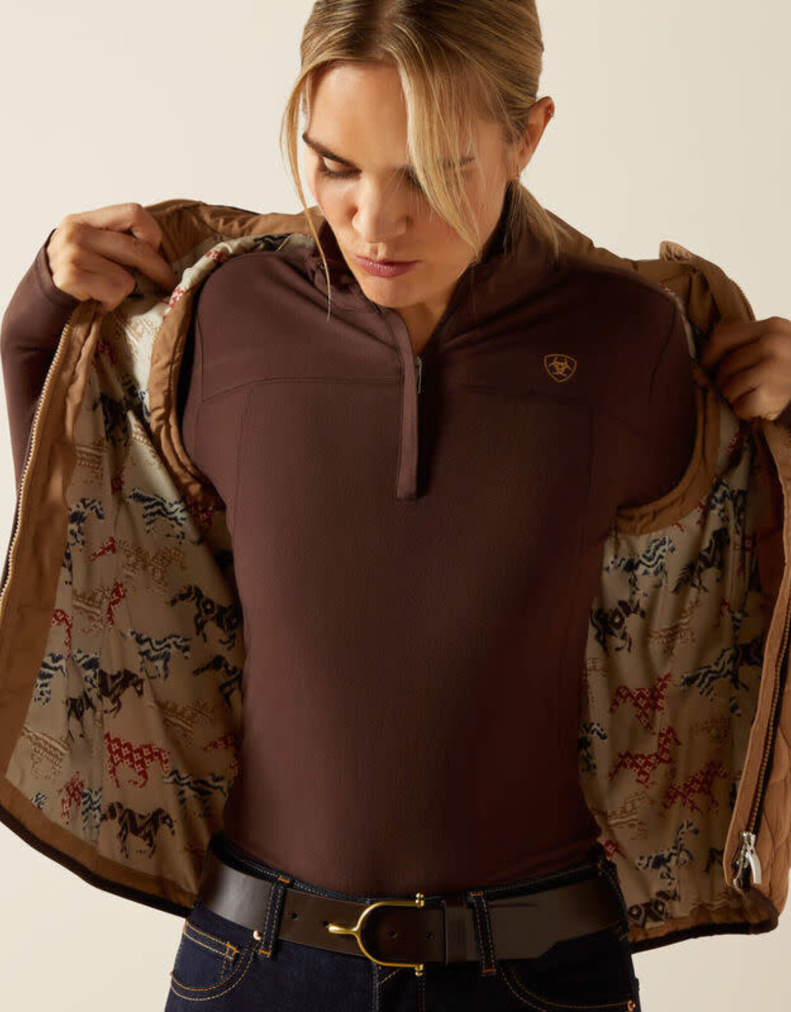 Ariat Ariats Womens Tigers Eye Ashley 2.0 Insulated Vest