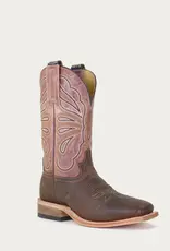 Hyer Boots Hyer Womens Lola Brown Arena Cowhide Wide Square Toe Cowboy Boots
