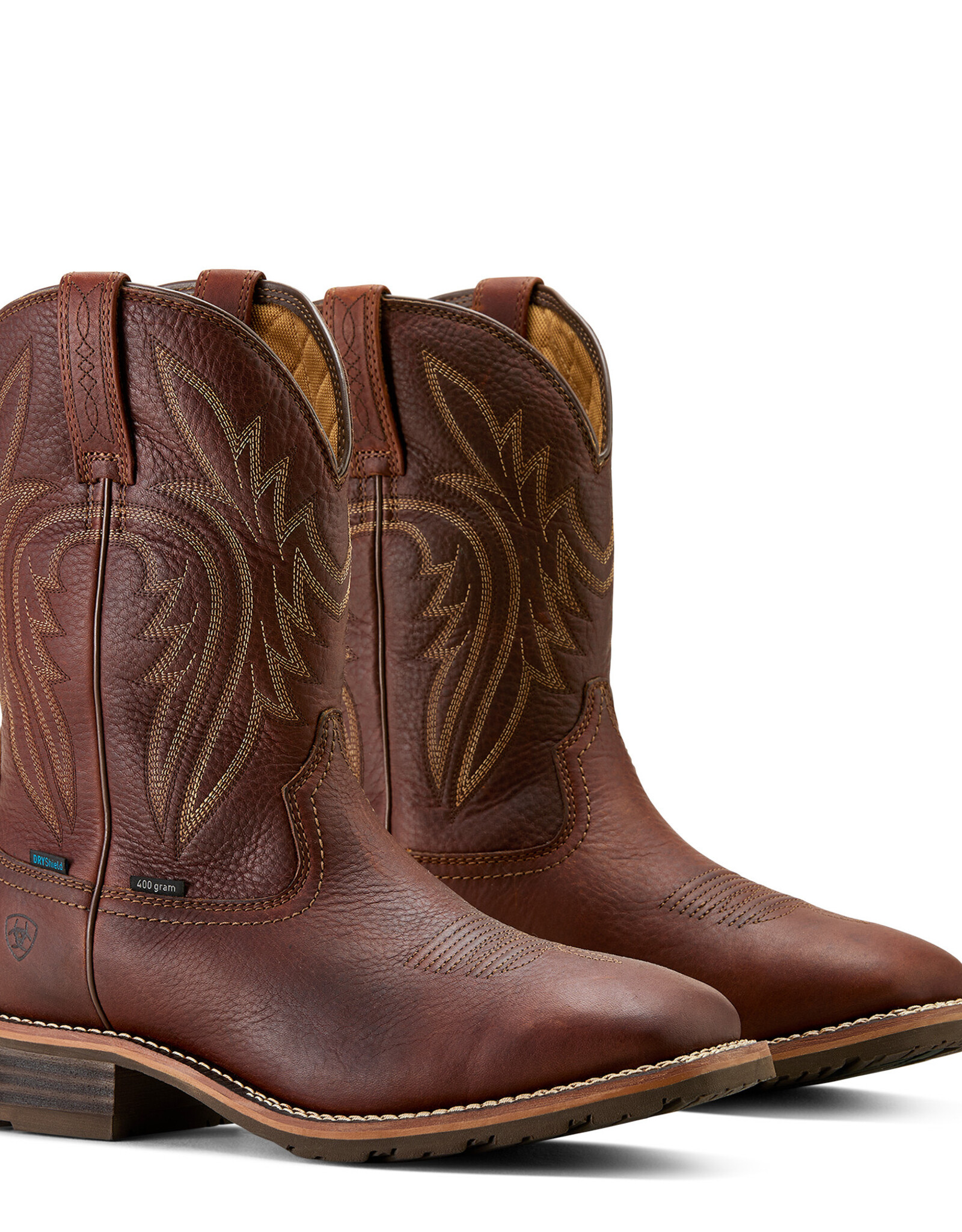 Ariat Mens Ariat Hybrid Rancher Insulated Waterproof Wide Square Toe Cowboy Boot