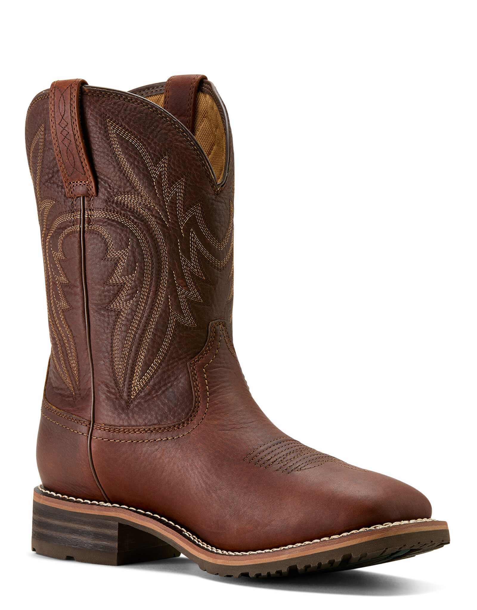 Ariat Mens Ariat Hybrid Rancher Insulated Waterproof Wide Square Toe Cowboy Boot