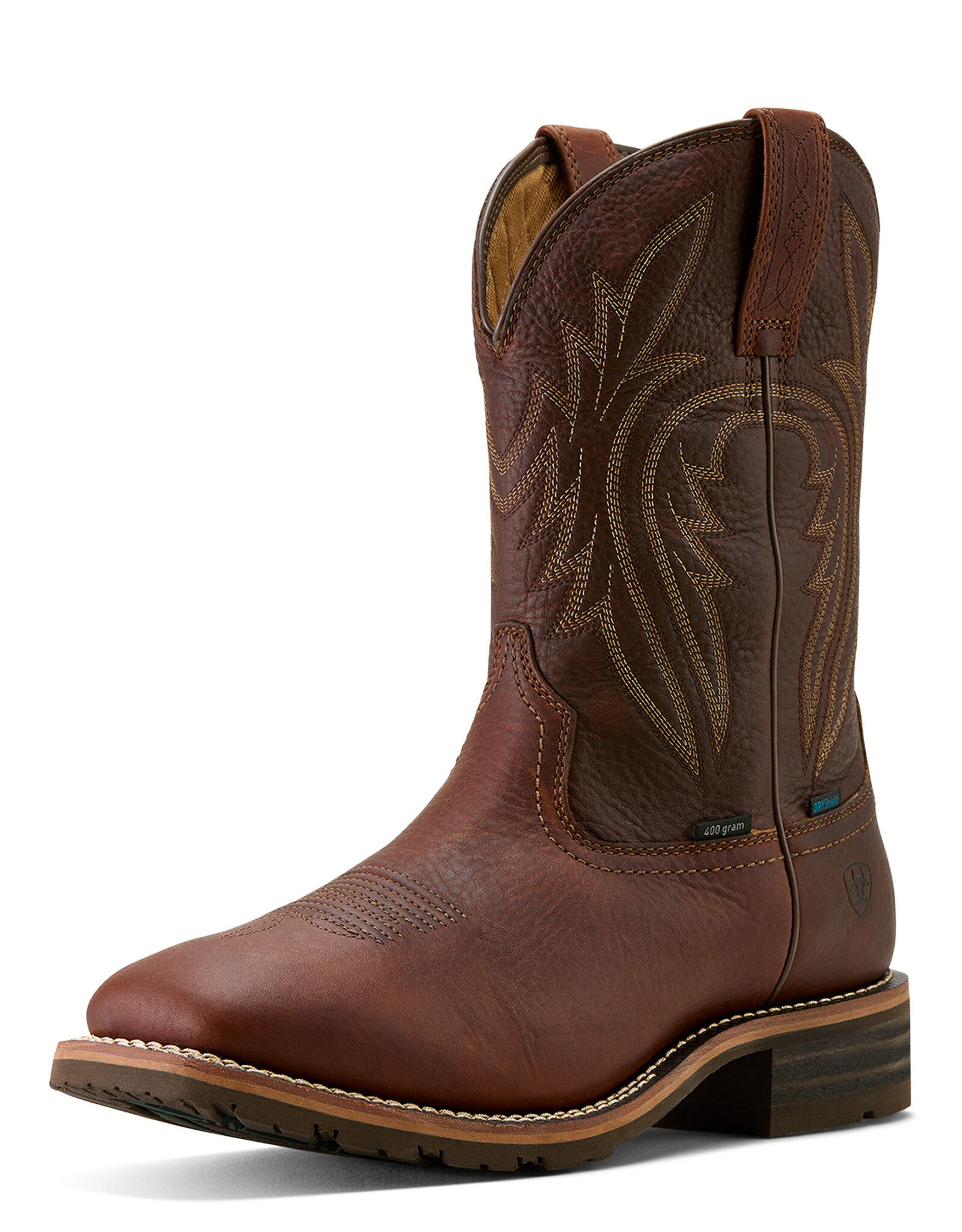 Ariat Mens Ariat Hybrid Rancher Insulated Waterproof Wide Square Toe Cowboy Boot