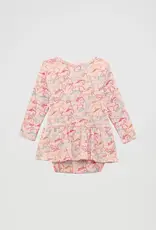 Infant Girls Wrangler Covered Horse Print Onesie Skirt