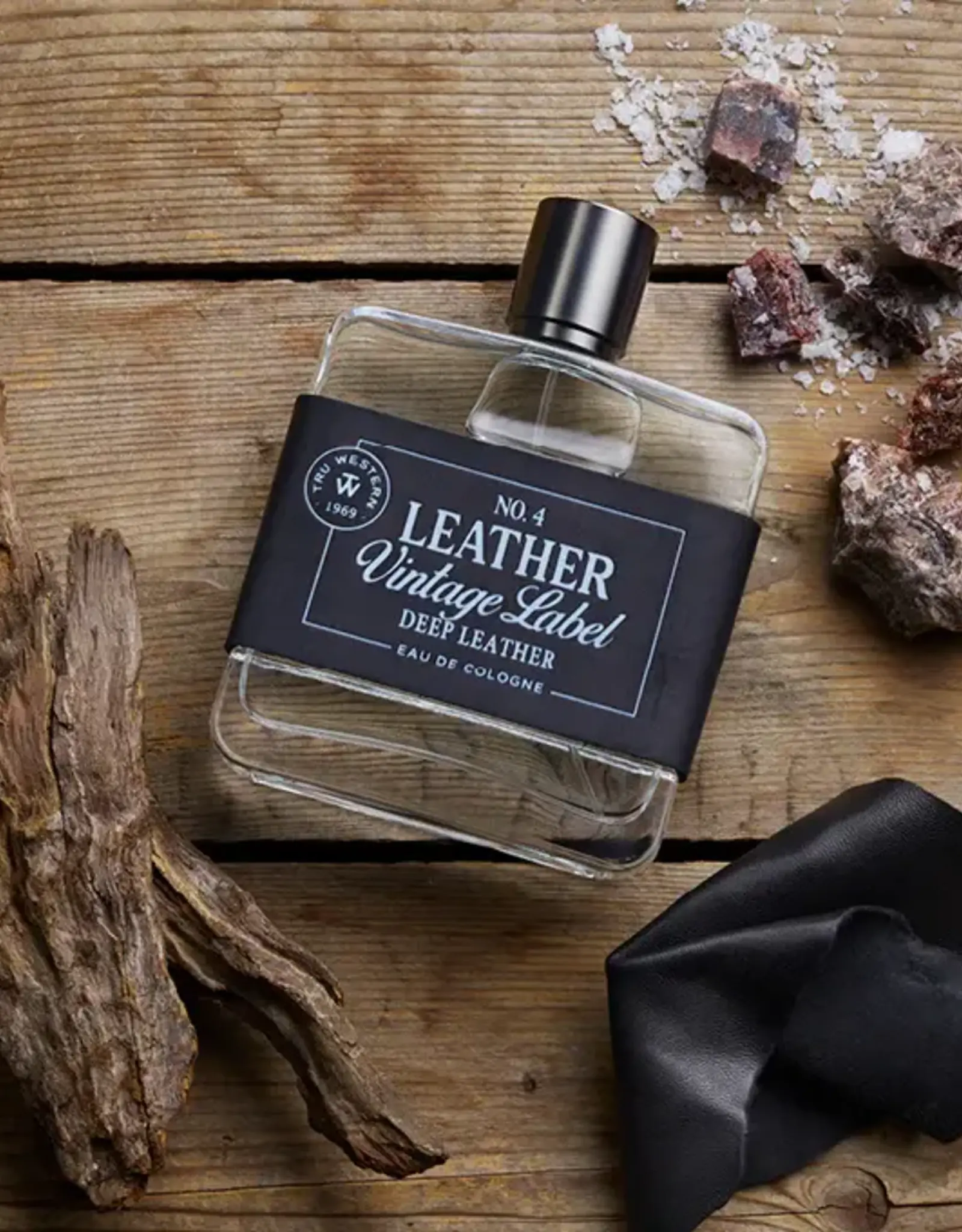 Deep Leather Vintage Label #4 Cologne 3.4oz