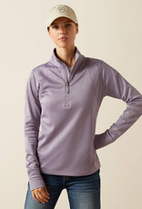 Ariat Womens Ariat Purple Ash Tek Team Cold Series 1/2 Zip Pullover
