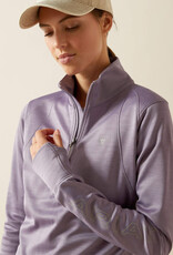 Ariat Womens Ariat Purple Ash Tek Team Cold Series 1/2 Zip Pullover