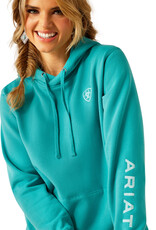 Ariat Ariat Womens Soft Teal Latigo Bay Pullover Hoodie