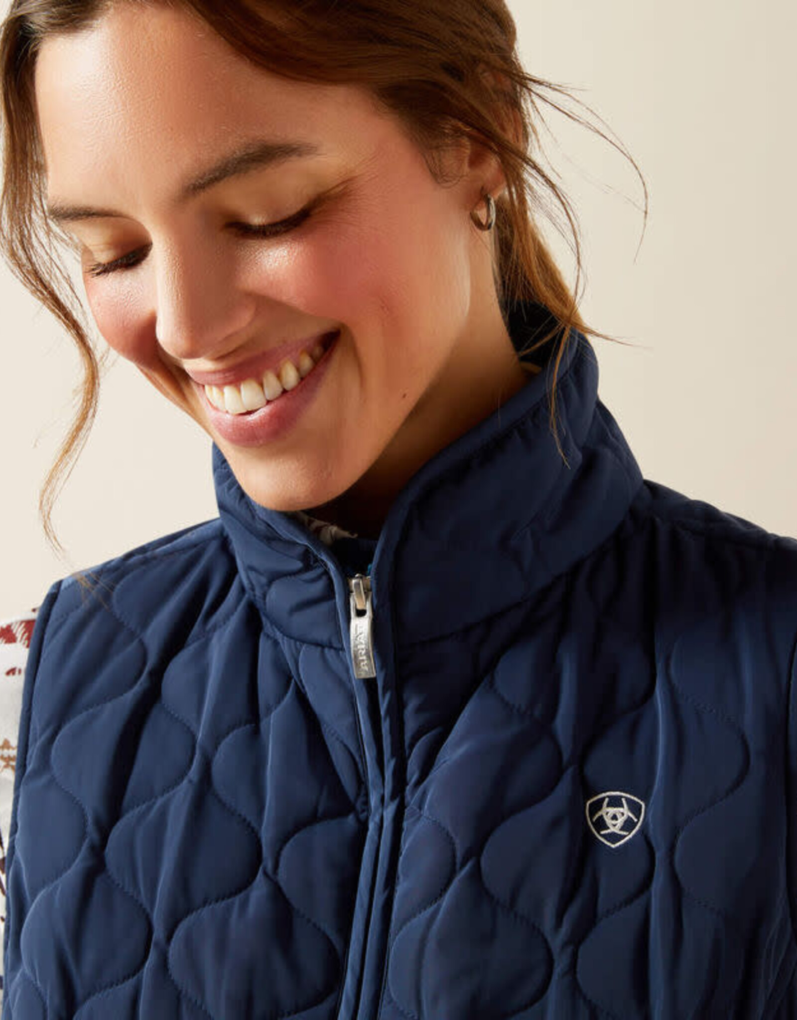 Ariat Ariats Womens Big Dipper Navy Ashley 2.0 Insulated Vest