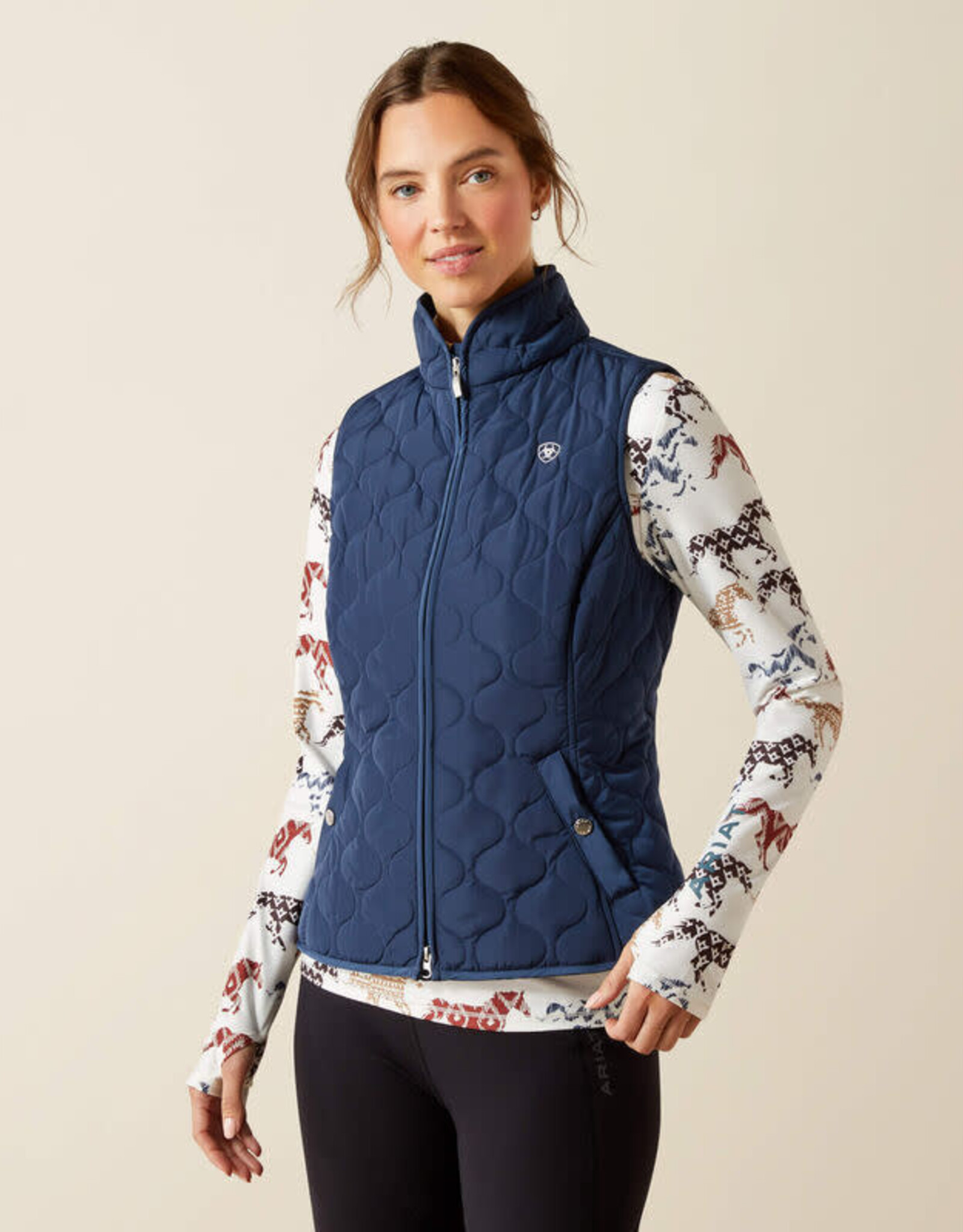 Ariat Ariats Womens Big Dipper Navy Ashley 2.0 Insulated Vest
