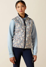 Ariat Ariat Girls Posey Pony Horse Print Bella Reversible Insulated Vest