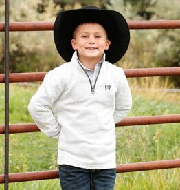 Cinch Boys Grey Cinch Fleece Lined Quarter Zip Sweater Cinch Boys Grey Cinch Fleece Lined Quarter Zip Sweater