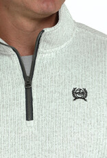 Cinch Mens Cinch Grey Fleece Lined Quarter Zip Sweater S - 4X Cinch Mens Cinch Grey Fleece Lined Quarter Zip Sweater S - 4X