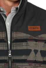 Cinch Mens Cinch Reversible Aztec Canvas Western Vest Cinch Mens Cinch Reversible Aztec Canvas Western Vest