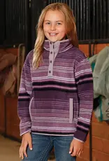 Girls Purple Cruel Girl Polar Fleece Quarter Snap Pullover Girls Purple Cruel Girl Polar Fleece Quarter Snap Pullover