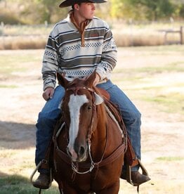 Cinch Mens Cinch Cream Navy Southwest Quarter Snap Polar Fleece Pullover ~ sz S - 4X