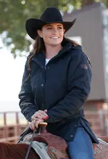 Cinch Womens Cinch Quilted Black Hooded Barn Jacket Cinch Womens Cinch Quilted Black Hooded Barn Jacket