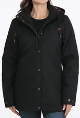 Cinch Womens Cinch Quilted Black Hooded Barn Jacket Cinch Womens Cinch Quilted Black Hooded Barn Jacket