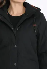 Cinch Womens Cinch Quilted Black Hooded Barn Jacket Cinch Womens Cinch Quilted Black Hooded Barn Jacket