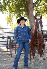 Cinch Womens Cinch Blue Print Polar Fleece Quarter Snap Pullover Cinch Womens Cinch Blue Print Polar Fleece Quarter Snap Pullover