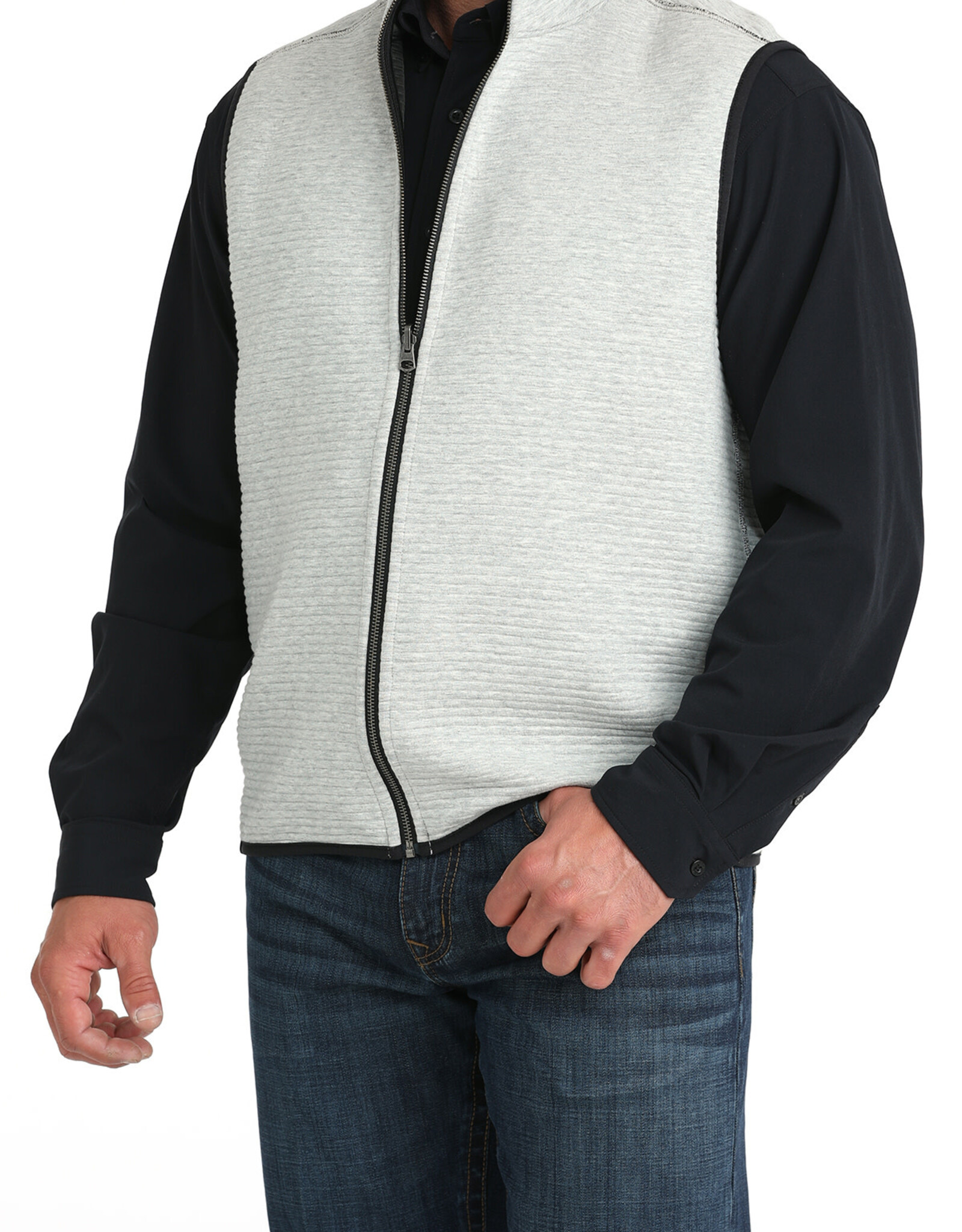 Cinch Mens Cinch Reversible Western Ribbed Sweater Vest