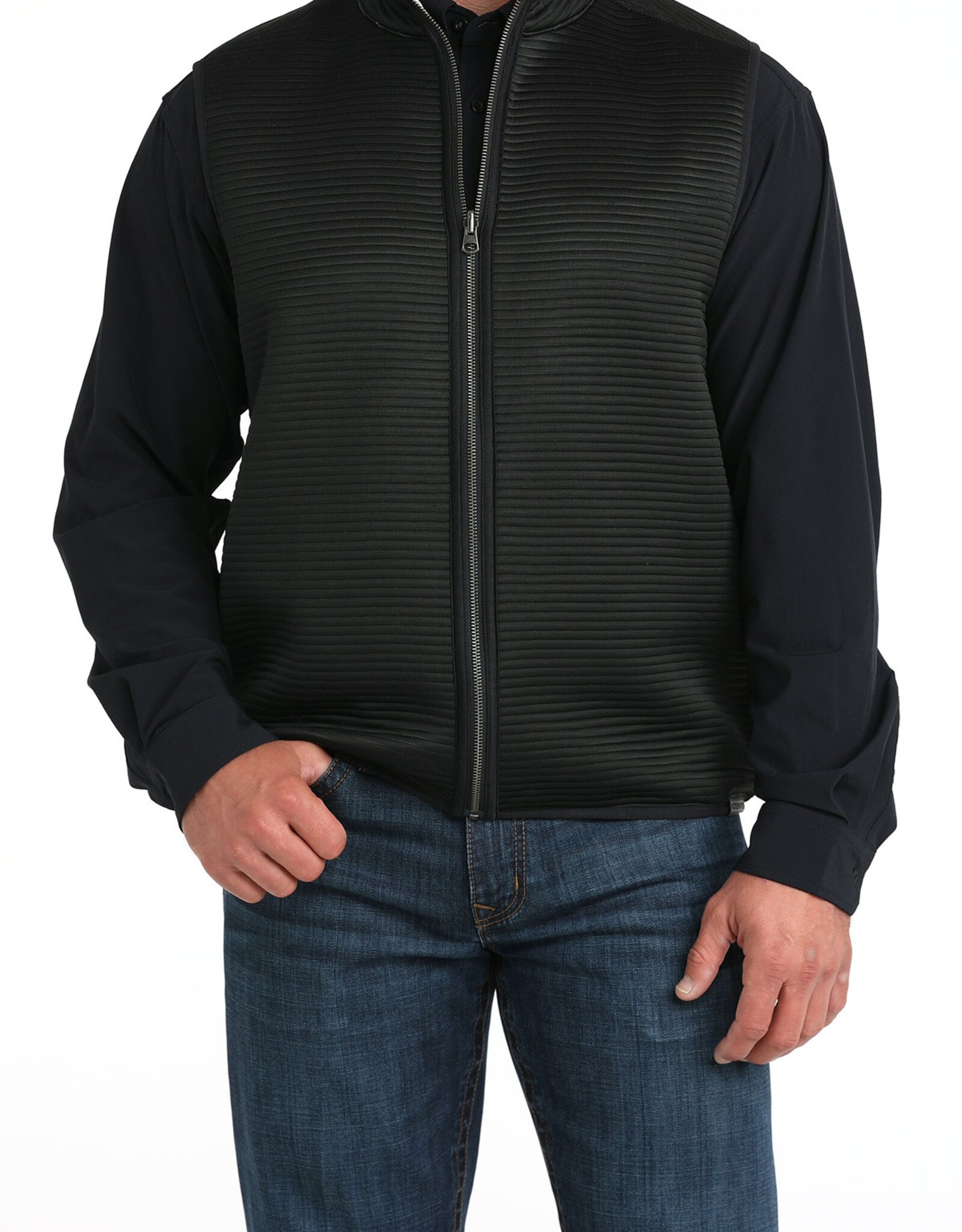 Cinch Mens Cinch Reversible Western Ribbed Sweater Vest