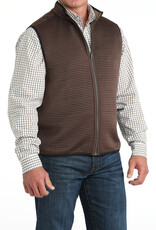Cinch Mens Cinch Reversible Chocolate and Tan Western Ribbed Sweater Vest Cinch Mens Cinch Reversible Chocolate and Tan Western Ribbed Sweater Vest