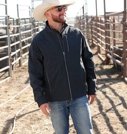 Cinch Mens Cinch Concealed Carry Heather Black Bonded Jacket