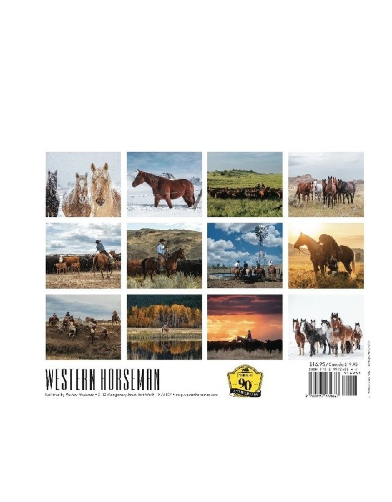 2026 Western Horsemen Cowboy Calendar