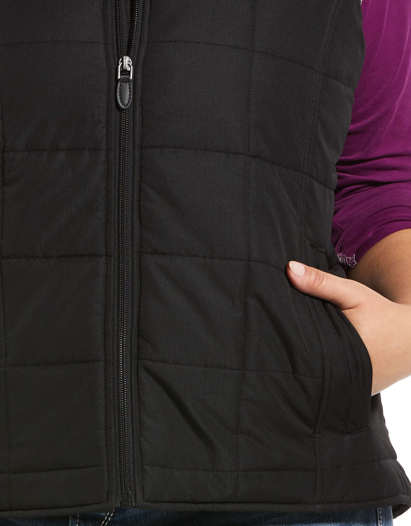 Ariat Ariat Womens REAL Black Crius Concealed Carry Vest