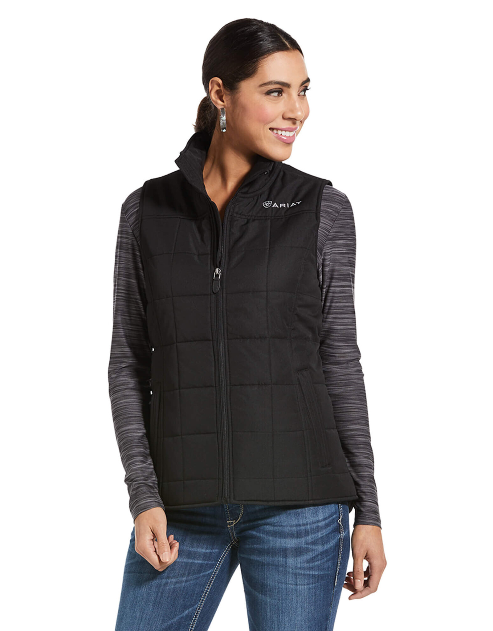 Ariat Ariat Womens REAL Black Crius Concealed Carry Vest