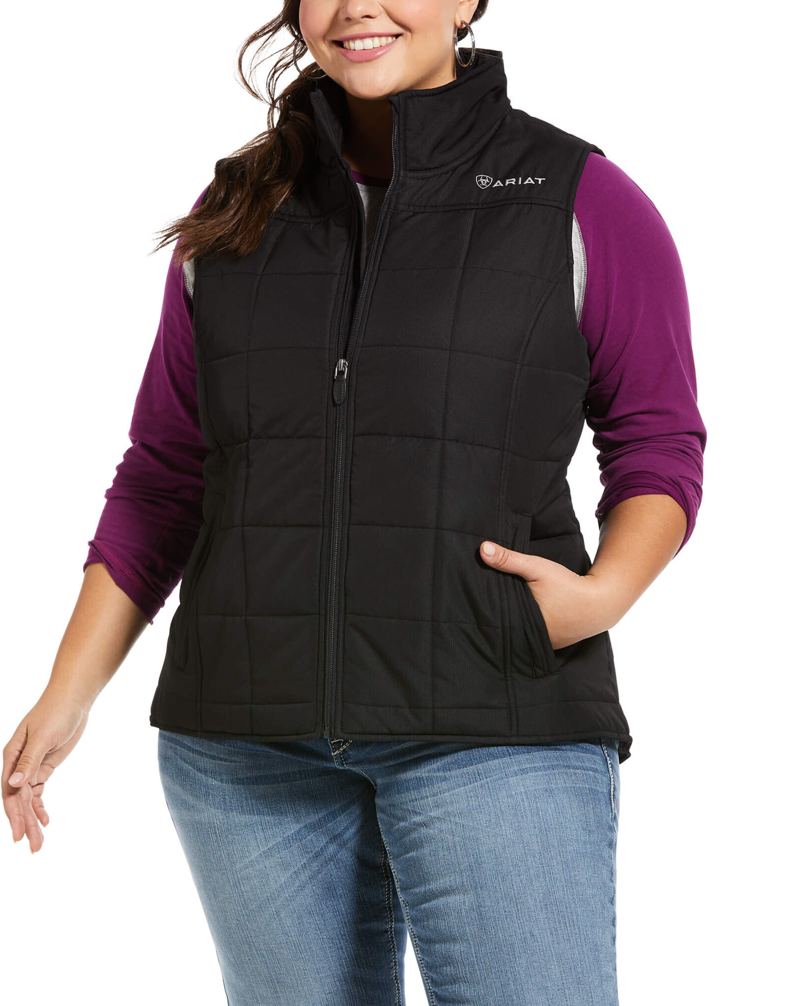 Ariat Ariat Womens REAL Black Crius Concealed Carry Vest