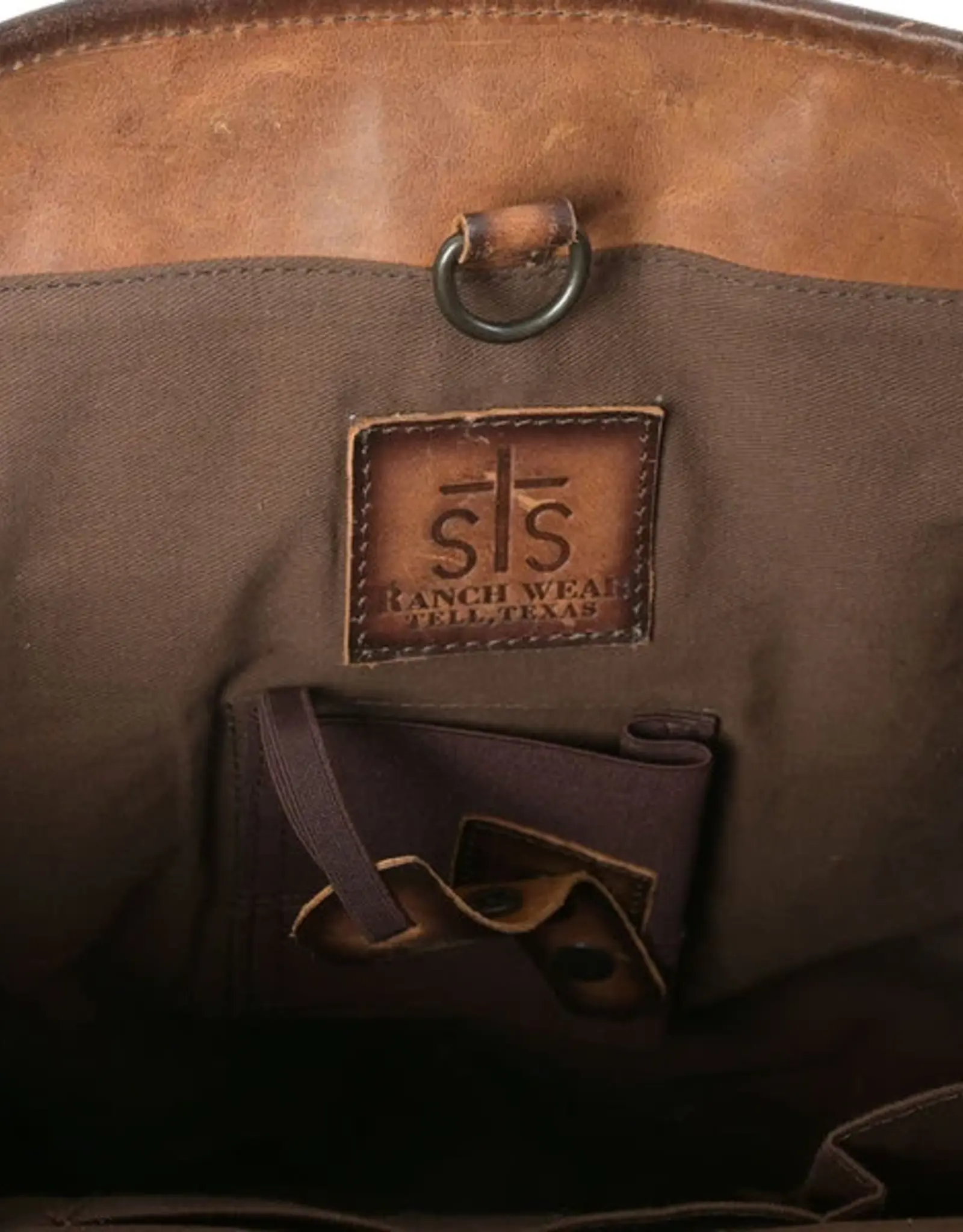 Womens STS Leather Palomino Serape Blanket All In Tote