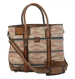 Womens STS Leather Palomino Serape Blanket All In Tote