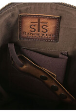 Womens STS Leather Fringe Palomino Serape Blanket Millie Mail Bag