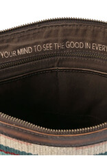 Womens STS Leather Fringe Palomino Serape Blanket Millie Mail Bag