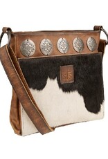 Womens STS Leather Cowhide Vaquero Concho Olivia Crossbody Purse