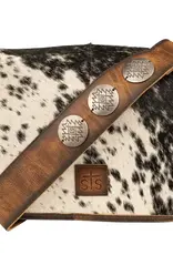 Womens STS Leather Cowhide Vaquero Concho Della Crossbody Purse