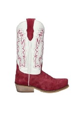Smoky Mountain Kids Raspberry Roughout White Cutter Toe Western Boots