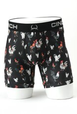 Cinch Mens Cinch Boxer Brief 6" Roosters