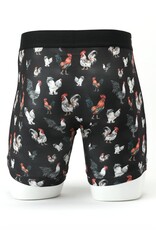 Cinch Mens Cinch Boxer Brief 6" Roosters