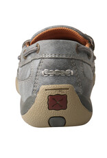 Womens Twisted X Slip On Driving Moc Grey Aztec      .