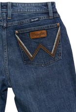 Womens Wrangler Mid Rise Retro Mae Medium Wash Boot Cut Riding Jean